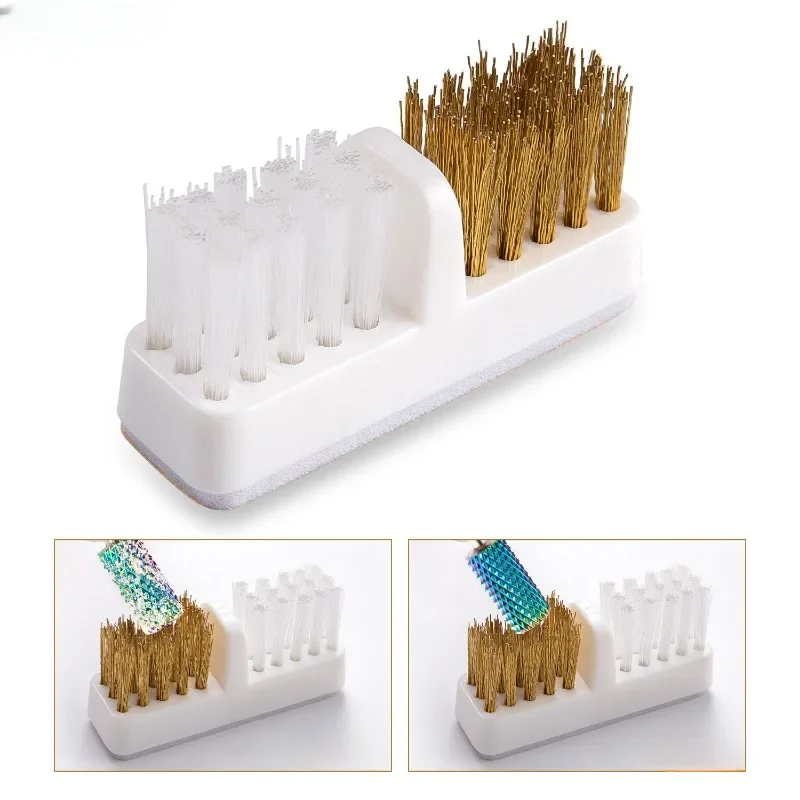 Copper Wire Cleaning Brush Grinding Head Cleaner Electric Sander Soft and Hard Hair Dust Nail Art Tool 3