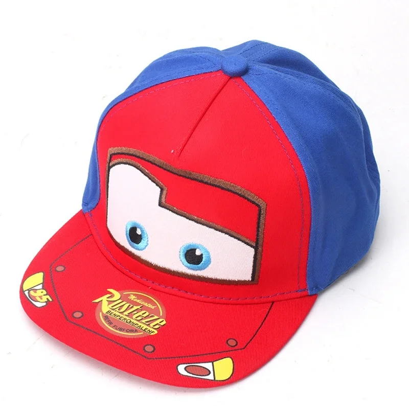 Summer Spring Baby Cartoon Pixar Cars Lightning McQueen 95 Print Kids Baseball Caps Boy Sun Hat Girl Hip Hop Adjustable 2-8 Year