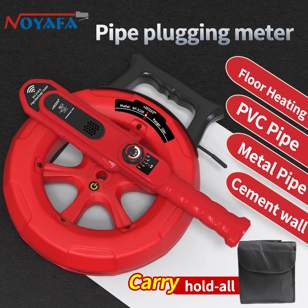 Noyafa Pip PVC Iron Pipe Blockage Detector NF-5120/30/40 Diagnostic-Tool Scanner Pipeline Blocking Clogging Plumbers Instrument 2