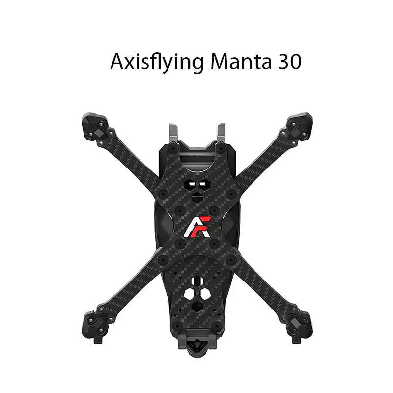 Axisflying Manta 30 6inch FPV Drone Frame Kit Carbon Fiber Lightweight for Freestyle Long Range RC Quadcopter thumbnail 2