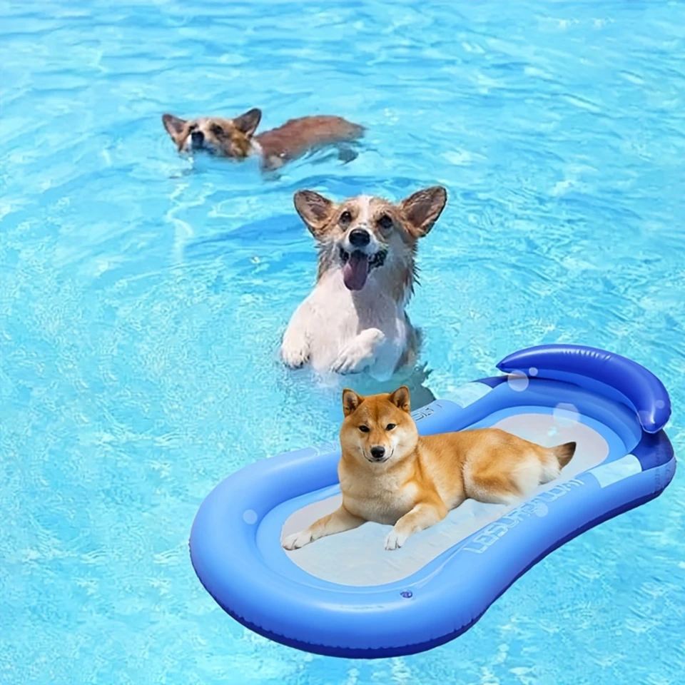Water Safe Summer Inflatable Dog Pool Float