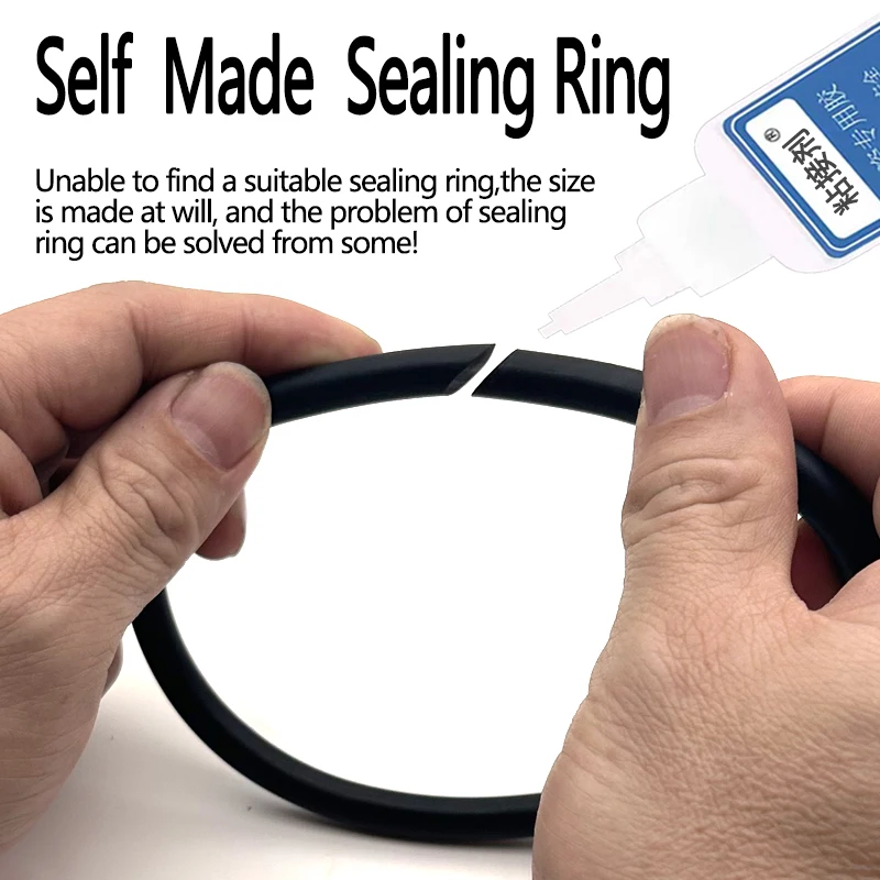 Dia 2 2.5 2.65 3 3.5 4 4.5 5-10mm Solid Black NBR Sealing Strip Oil Resistance Nitrile Rubber Round Strip NBR 2/5/10M nbr sealing strip