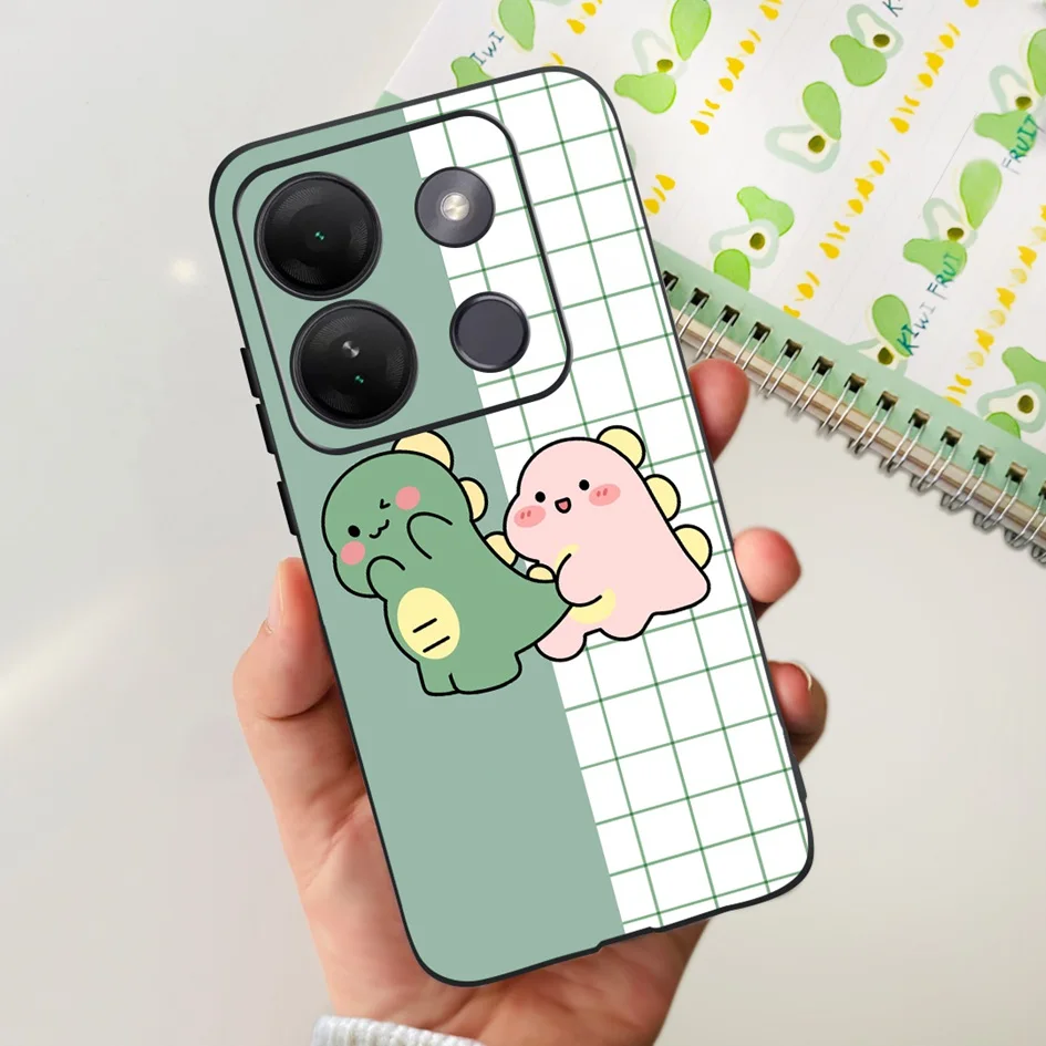 Stylish Patterned Soft Silicone Phone Back Cover