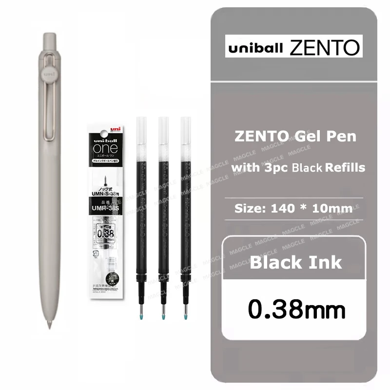 Eco-Friendly Water-Based Gel Pen with Stylish Barrel and Long-Lasting Grip