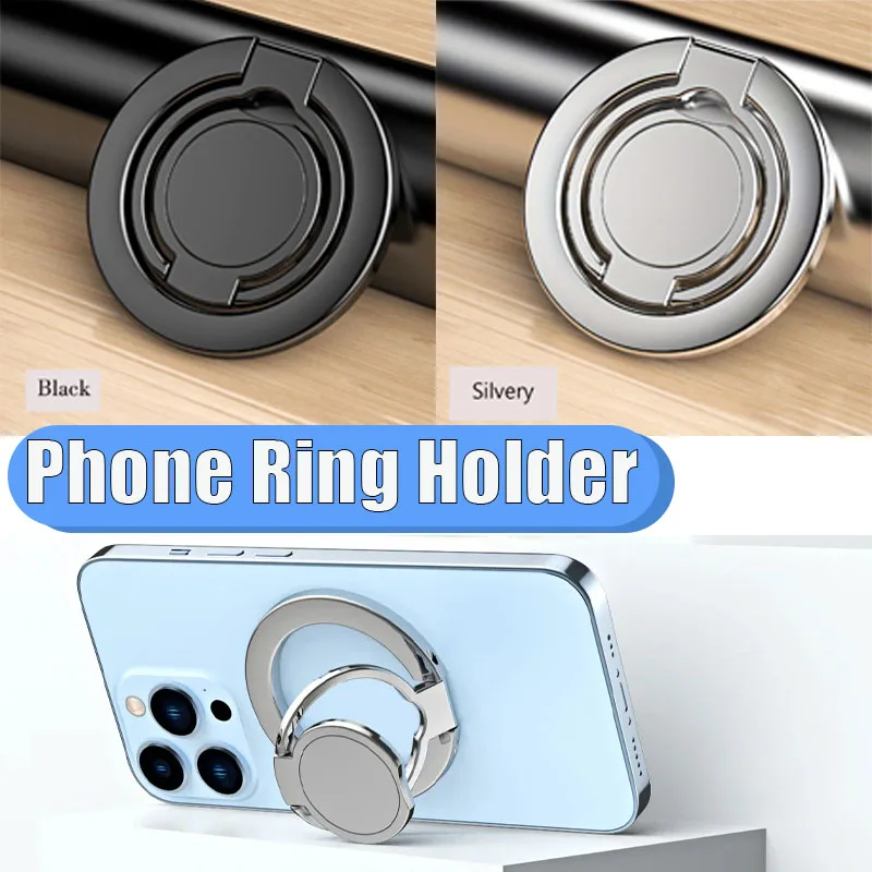 For MagSafe Phone Magnetic Finger Ring Holder Foldable Phone Standfor IPhone 13 14 15 16 Grip Mount Smartphone Accessories