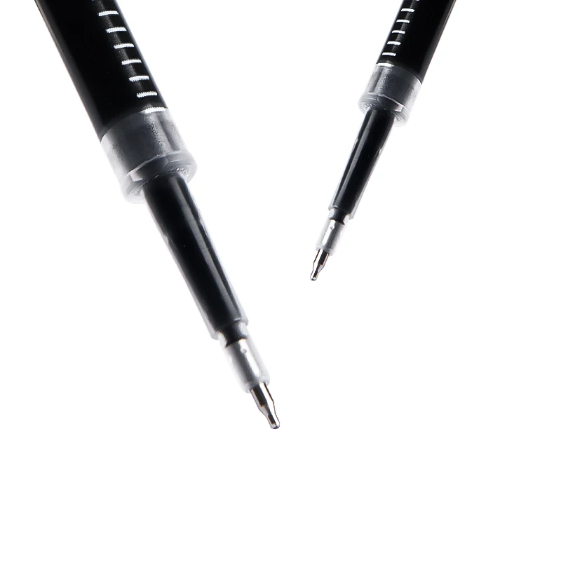 M&G 리필용 잉크, 검정색 0.5mm, 10개입, 눈에 띄는 눈금, 학생, 사무실 및 금융용으로 적합