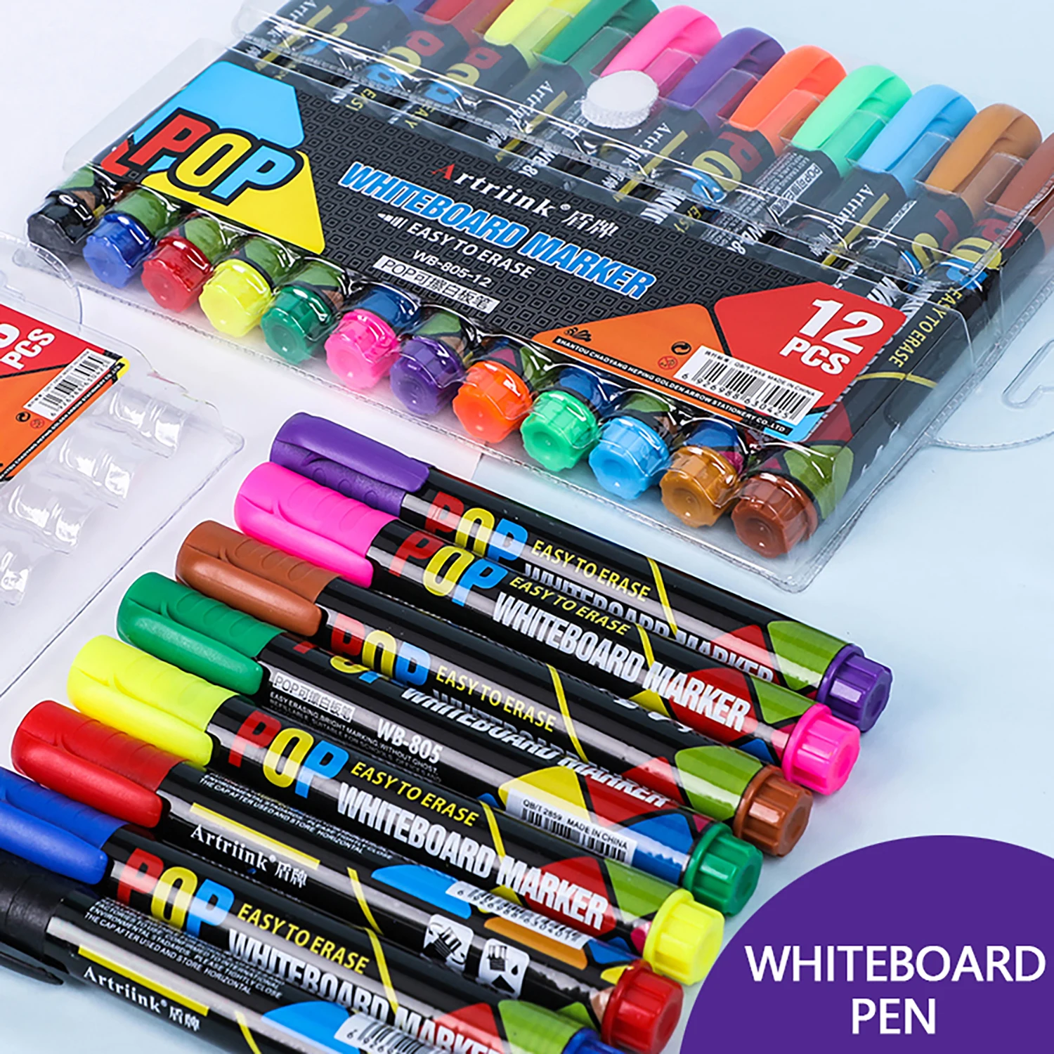 12 Pack Dry Erase Markers For Whiteboards