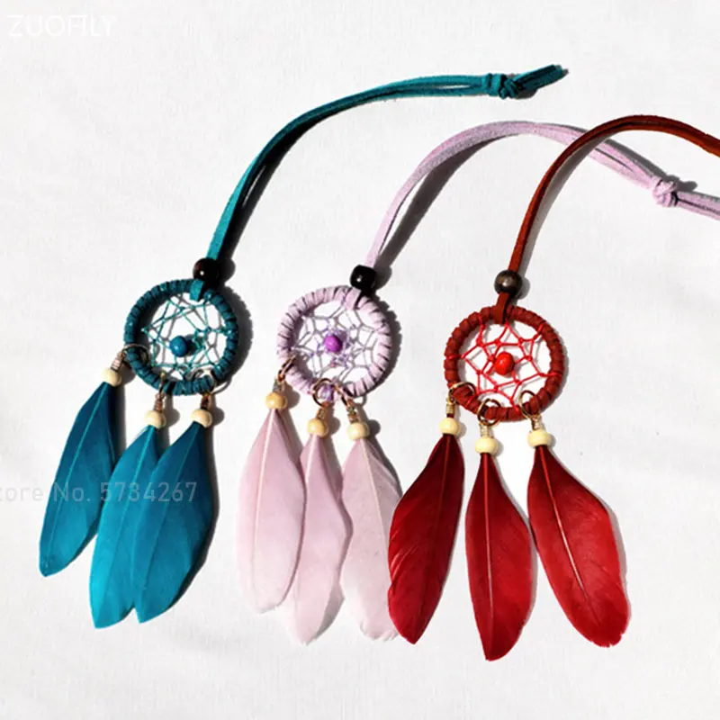  Dreamcatcher,Indian Dream Catcher Feather DIY Hand Knitting  Pendant Indoor Pendant Wedding Decoration Suitable for Bedroom Children's  Roomceremonial Décor Decorative Mobiles : לבית ולמטבח