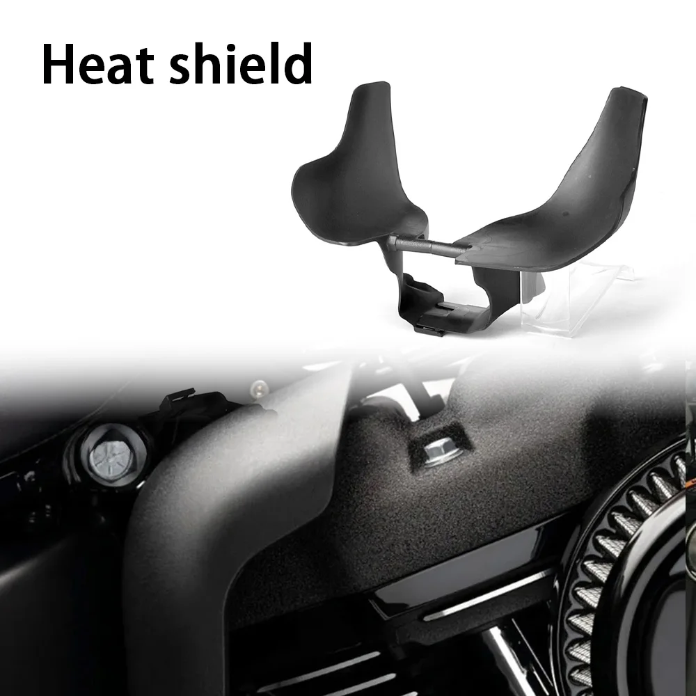 Moto Heat Shield Mid-Frame Air Deflector Trim Cover Per Harley Softail Breakout Street Bob Fat Bob Low Rider Fxbr 2018-24