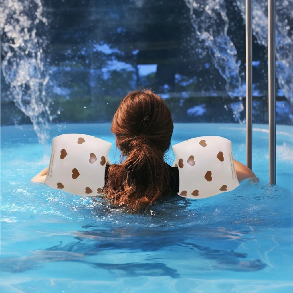 1 Pair of Floating Arm Covers Double Airbag Inflatable Swimming Pool Floating Arm PVC Adult Children Swimming Gear