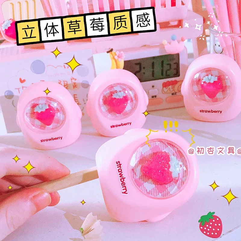 Cute Strawberry Pencil Sharpener School Supplies Kawaii stationery gifts Stationery Student Items  pencil sharpener - 3