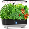 Hydroponics Growing System Kit, 16 Pods Indoor Garden with 28W Full Spectrum LED Grow Light, Auto Timer, 3 Smart Light Modes