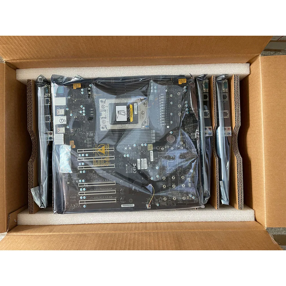M12SWA-TF 10G IPMI WRX80 6 PCIE4.0 M.2X4 U.2 EATX Server Motherboard 6 M12SWA-TF 10G IPMI WRX80 6 PCIE4.0 M.2X4 U.2 EATX Server Motherboard - Image 4