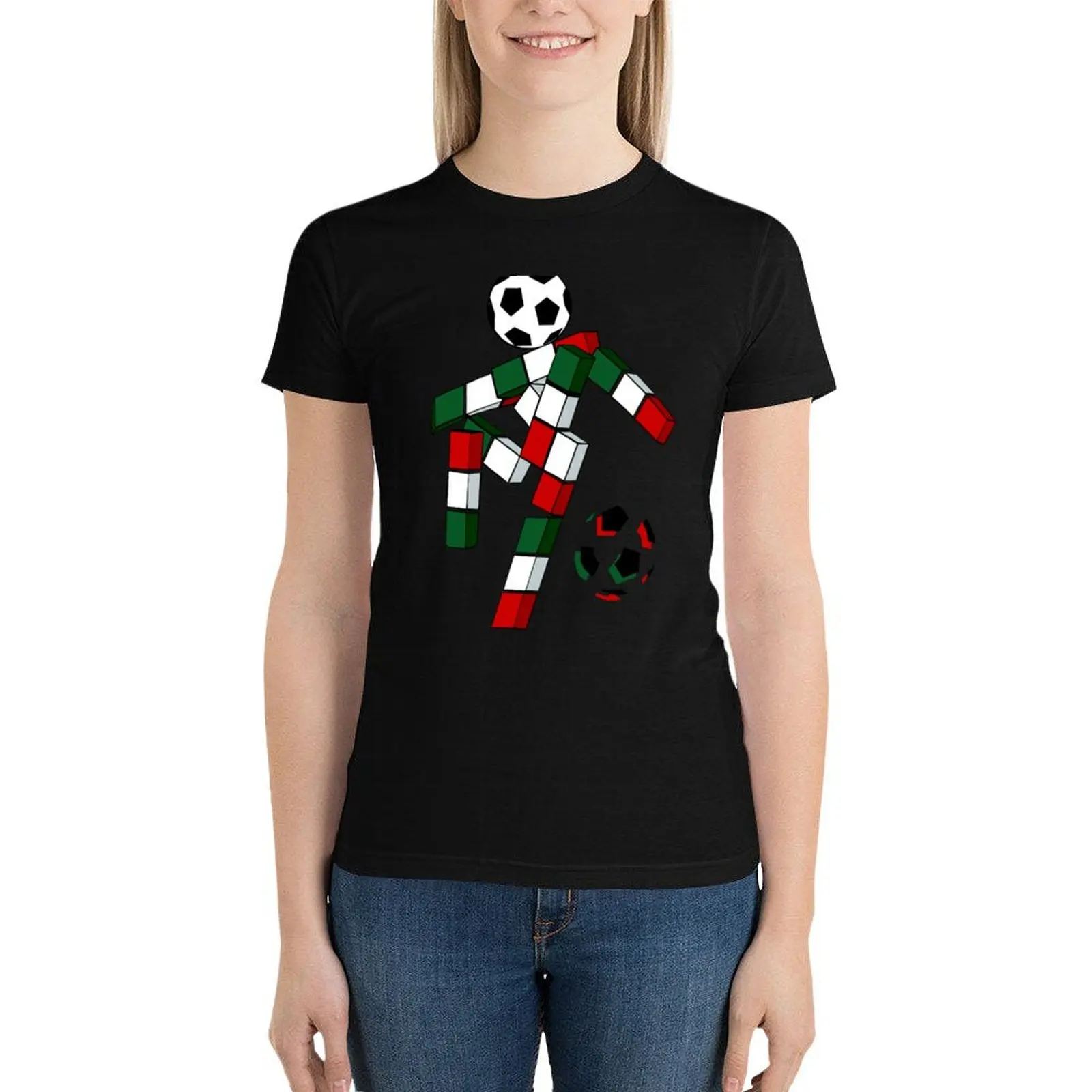 A Casual Classic iconic Italia 90 inspired T-Shirt lady clothes oversized clothes for Women