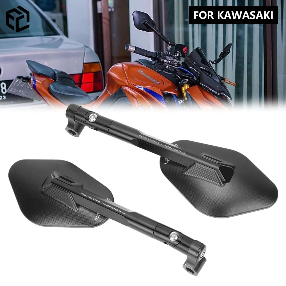 MotorcycleRearViewMirrorsRearviewMirrorForKawasakiZH2Z900Z750