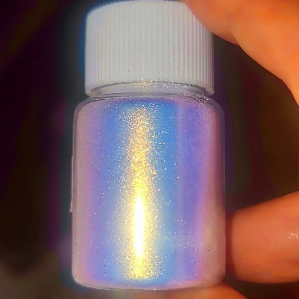 Color Shift Chameleon Holographic Pigments  Chameleon Colorshift Pigment  Powder - Nail Glitter - Aliexpress