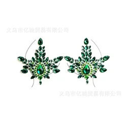Crystal Diamond Temporary Tattoo Stickers for Women - Rhinestone Face, Chest, and Eyeshadow Decorations (XT - 22)