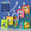Montessori Kids Toys Magnetic Advance Educate Book 3-In-1 Fruit Animal Marine Dinosaur Cognitive Early Education Puzzle Play 1