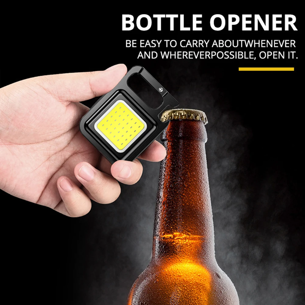 Waterproof Aluminum LED Keychain Light for Outdoor Activities