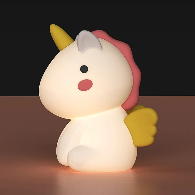 Cadeau Licorne, Veilleuse Licorne pour Enfants, Lampe de Nuit