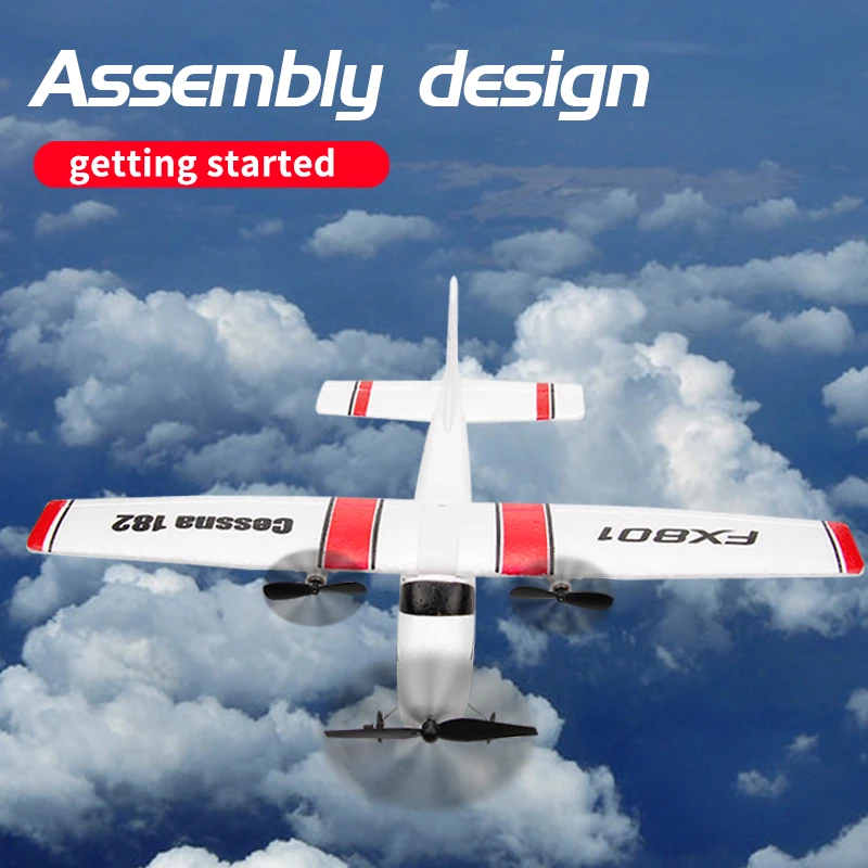 FX801 RC Plane EPP Foam glider 2.4G 2CH RTF Remote Control  Aircraft Fixed Wingspan Airplane Toys Gifts for Children Kids rc rtf 4