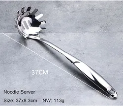 Premium Stainless Steel Kitchen Utensil Set - Heat - Resistant Cooking Essentials (Noodle Server)