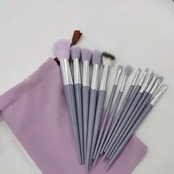 Complete 13 - Piece Makeup Brush Set (PURPLE)