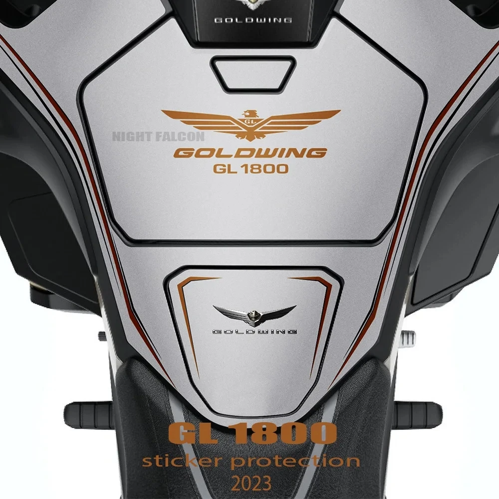 

For HONDA Gold Wing GL 1800 Goldwing1800 GL1800 Accessories Fuel Tank Stickers Tank Pad Motorcycle Decal Sticker