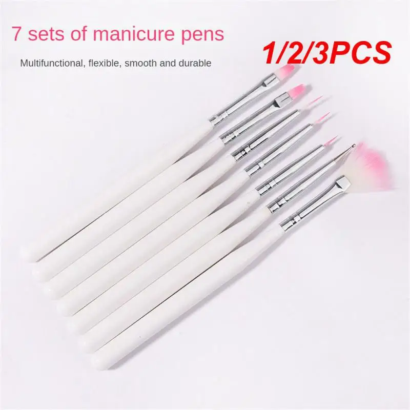 

1/2/3PCS Nail Art Pens Versatile Professional Must-have Painting And Carving Tools Best-selling Set Easy To Use Stylish