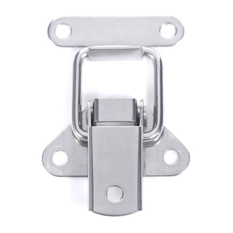 Stainless Steel Toolbox Locking Latch with Toggle Catch and Loaded Hinges
