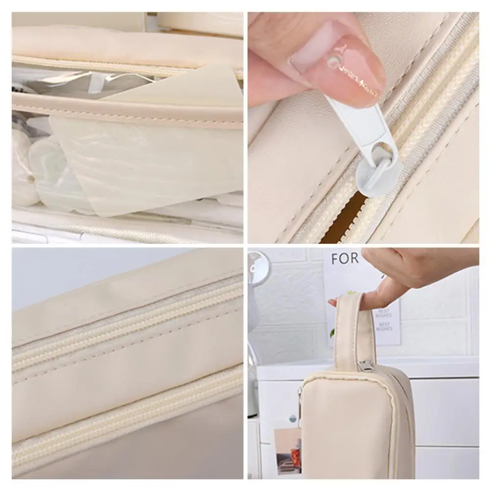 투명 연필 케이스 대용량 연필 주머니 학교 용품 펜 케이스 Trousse Estuches Escolares 편지지 연필 케이스