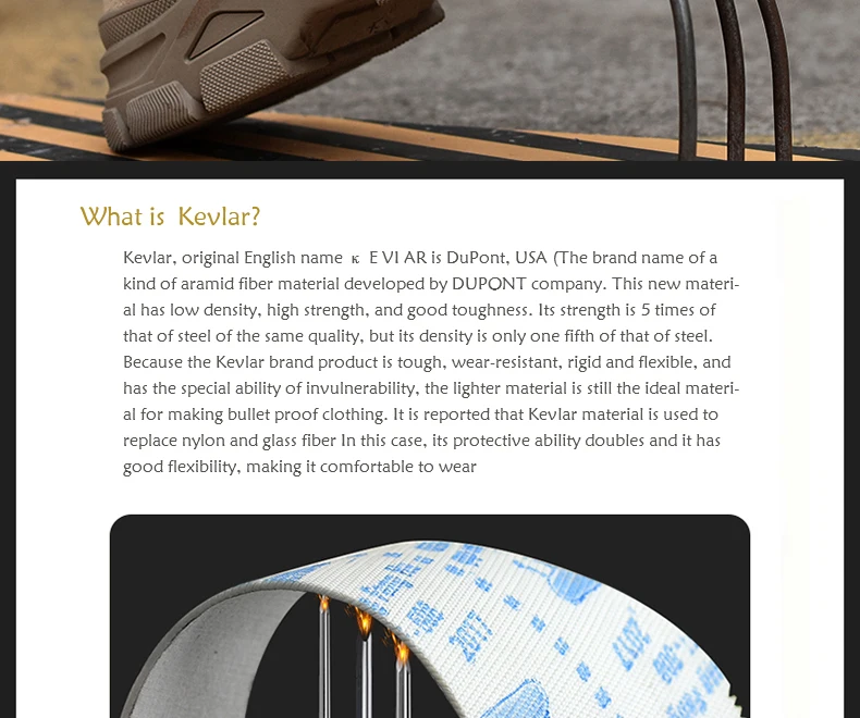 Safety Shoes Anti Smashing Anti Piercing Wear-Resistant Anti Slip Kevlar Midsole  Are Fashionable Breathable And Comfortable