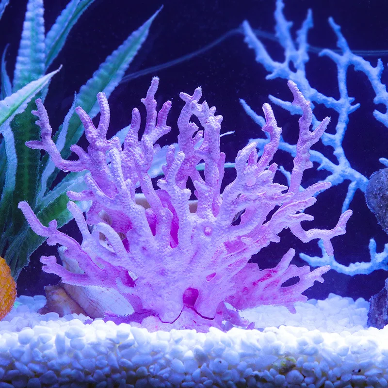 

Artificial Coral Aqua Aquatic Plants False Coral Sea Water Tank Aquarium Landscaping Software Coral