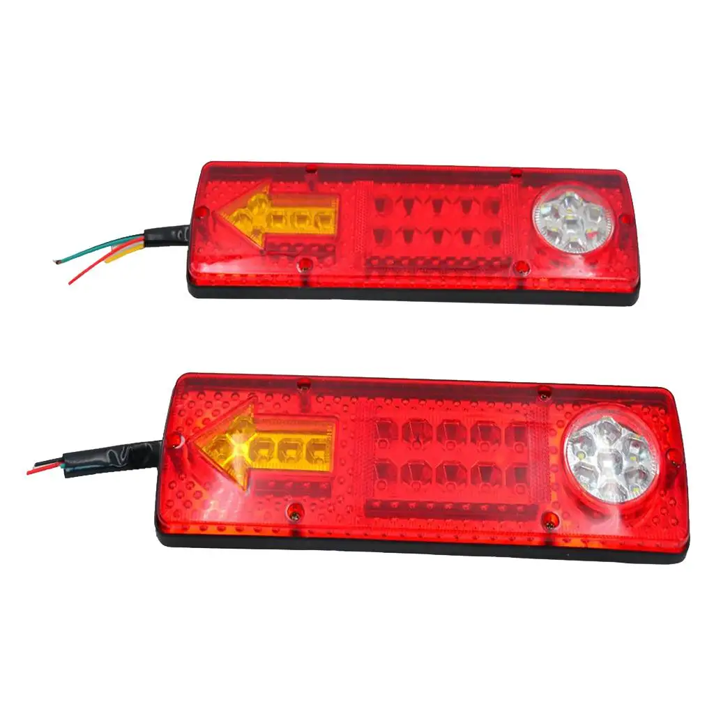 LED 자동차 트럭 트레일러 후진등, 후미등 표시기, 12V