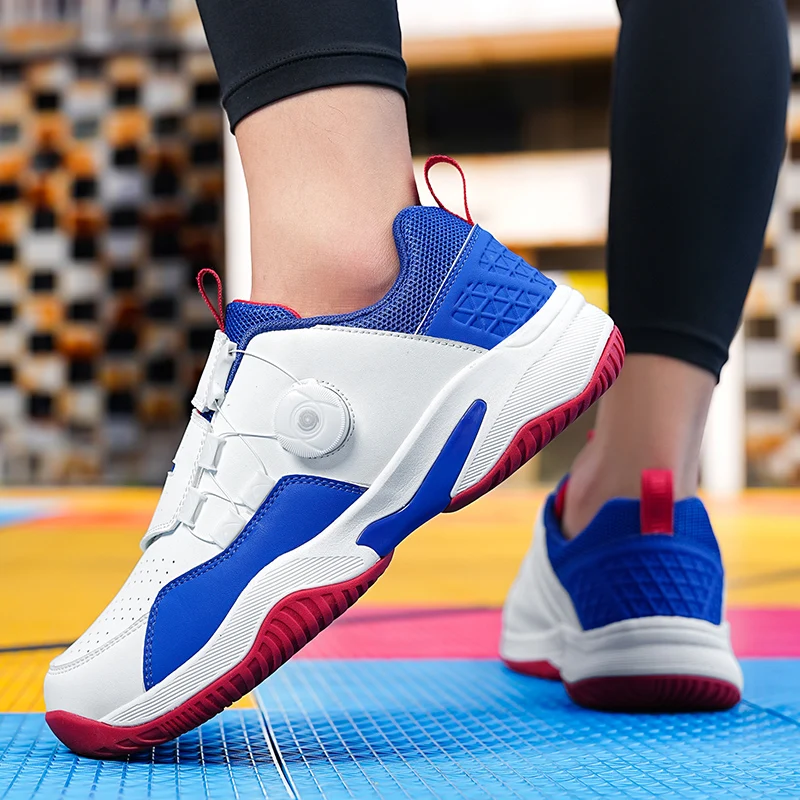 Men Badminton Shoes Breathable Anti-Slippery Sport  Tennis Shoes for Men Women Sneakers 4
