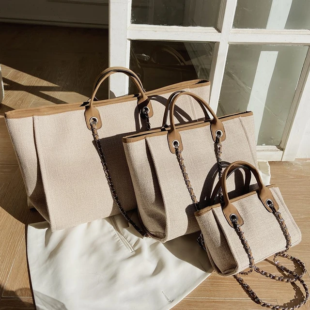 SUNNY BEACH Luxury Bag Casual Tote Shoulder Bag Women Handbag Travel Bag  Large Light Neoprene With a Small Pocket Bag - AliExpress