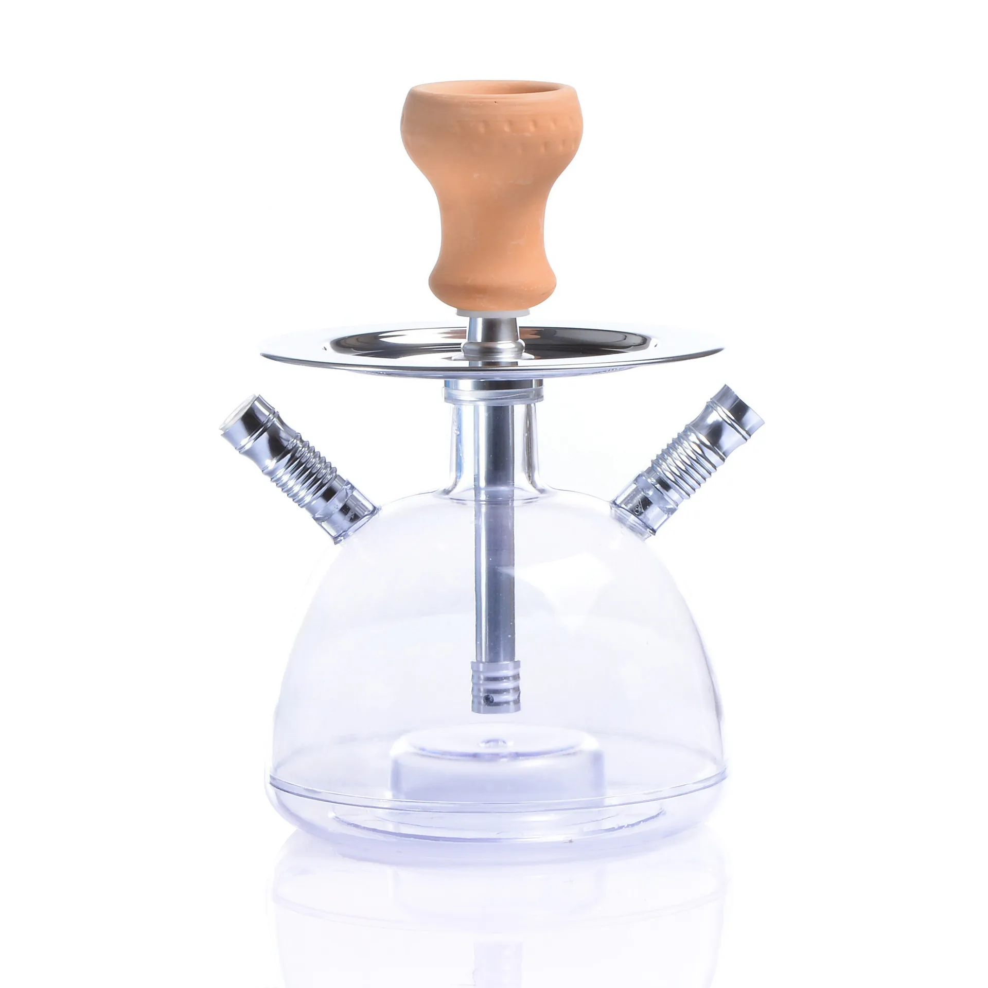 Acrylic LED Shisha Hookah Set with Ceramic Bowl and Metal Tongs Bongs in Australian