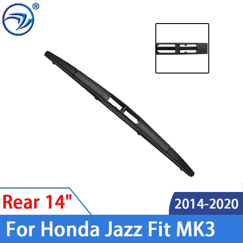 

Wiper 14" Rear Wiper Blade For Honda Jazz Fit MK3 2014 2015 2016 2017 2018 2019 2020 Windshield Windscreen Rear Window