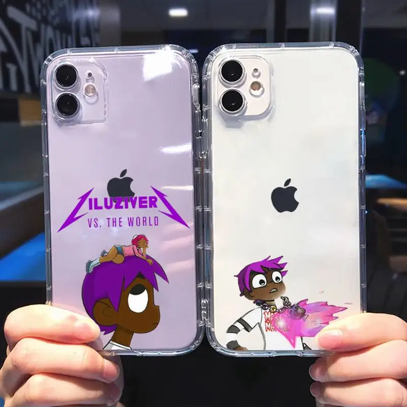 Lil Uzi Vert Eternal Atake Cartoon Clear Silicone Phone Case Cover