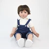 BZDOLL 60cm Reborn Toddler Boy Doll Silicone Vinyl Limbs 24inch Cute Baby Doll Cloth Body Birthday Gift Girls Play House Boneca 5