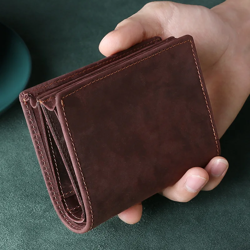 RFID Dolars Money Wallet Clip Man Luxury Vintage Clips Men Cowhide Holders Coin Leather Men's For Ticket Holder Designer Card I