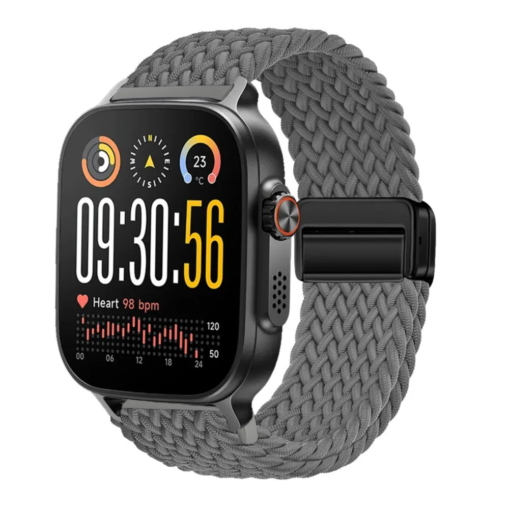 Braided Magnetic Wristband Strap for Smartwatches - Universal 22mm Strap Accessory