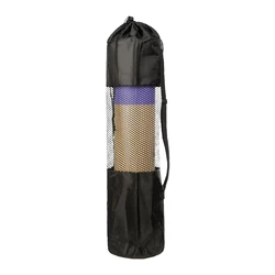 Lightweight Waterproof Yoga Mat Bag with Mesh Window for Gym, Beach, and Travel (A)