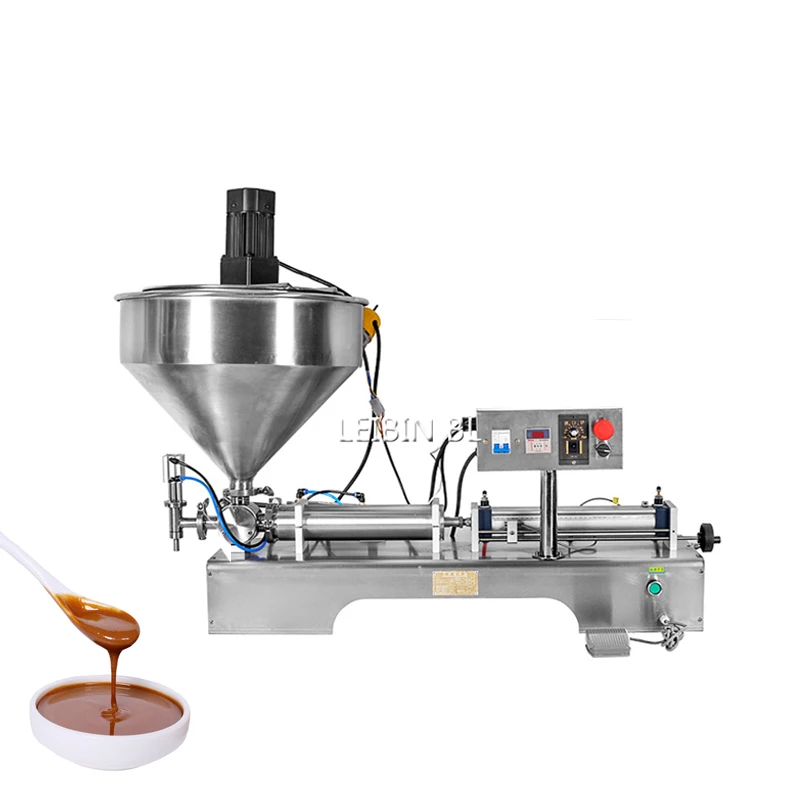 

Commercial Paste Filling Machine Horizontal Heating Stirring Packaging Machine