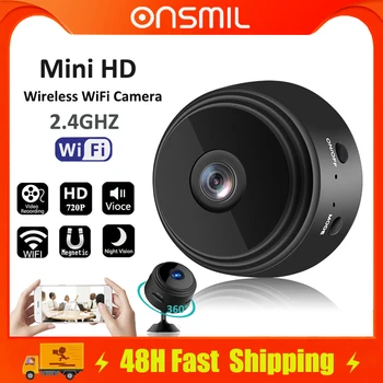 Wireless Wifi Mini Security Camera 720P Hd 360° Magnetic Indoor IP Camera Baby Monitor Video Surveillance Cameras Smart Home