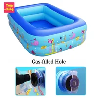 Piscine gonflable rectangulaire épaisse pour toute la famille, piscine d'été extérieure pour enfants, baignoire pour bébé, jouets aquatiques 1