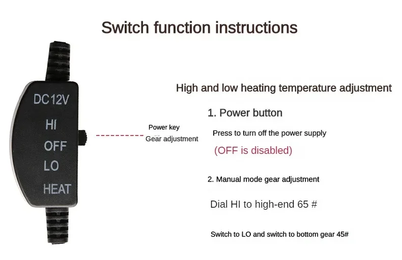 Vyhřívaný polštář sedadla zapojený do 12V zásuvky auta