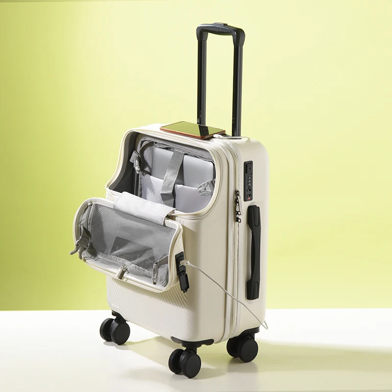 Walizka podróżna bagaż podręczny z kółkami kabina Rolling wózek bagażowy torba męska biznes lekka walizka