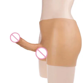 Lesbian Wearable Penis Dildo Pants Masturbation Device for Woman Sex Toy Strapon Panties Realistic Peni Strap On Dilldos for Men 6