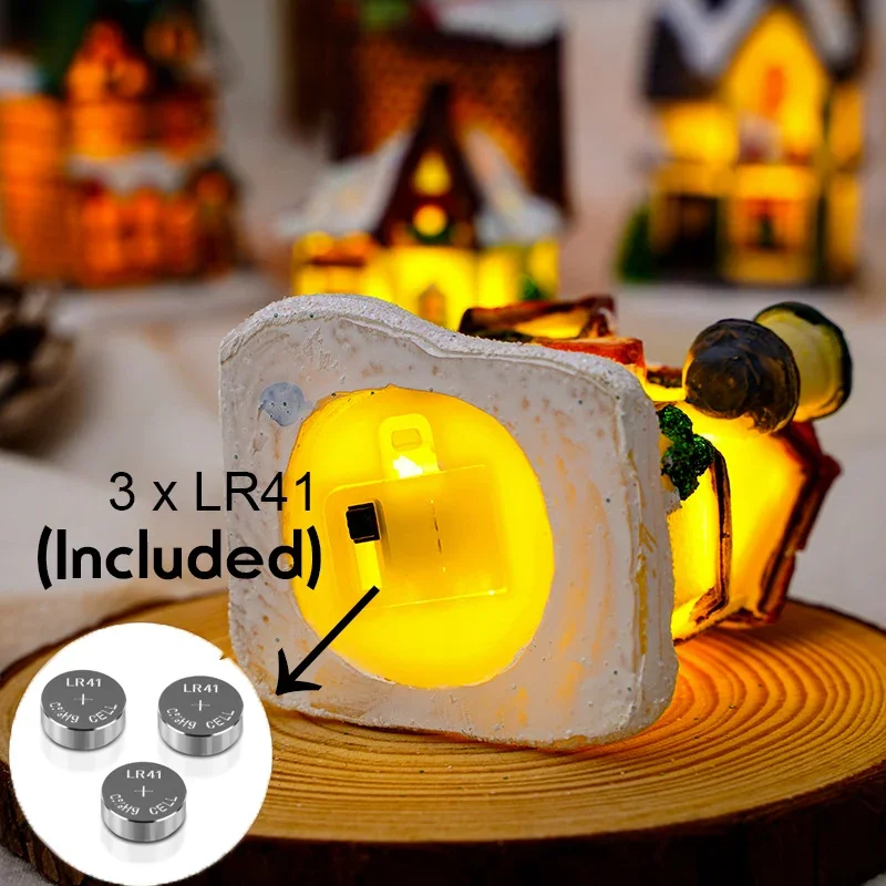 1-6pcs LED Night Light Christmas Ornaments 5